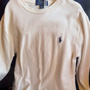 Polo by Ralph Lauren Men's Off-White Crewneck Sweater